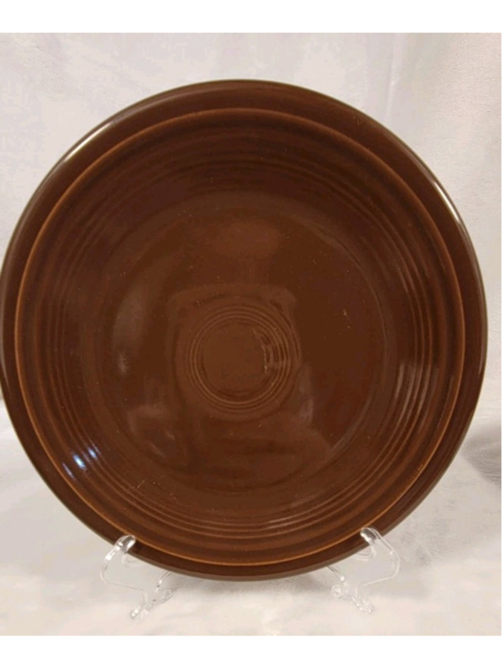 Fiesta Salad Plate 7.25" Chocolate Fiestaware Homer Laughlin Brown